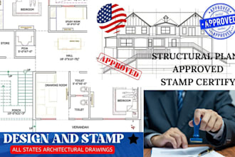 draw pe architectural structural civil mep carport floor plans for city permit