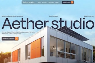 design wix architectural website cad drafting interior design website