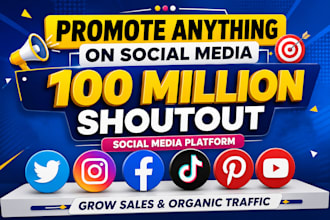 share, promote and advertise your website business or anything