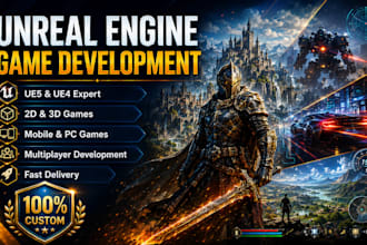 do unreal engine game development, create unreal engine game, ue5 blueprints