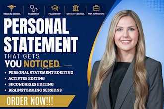 edit law, MBA and phd personal statement, university application essay or sop