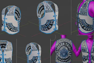 create fivem kuttes custom fivem clothing kuttes mc mc vest biker slotting
