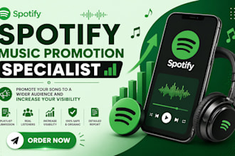 do organic spotify music promotion, playlist submission and playlist promotion