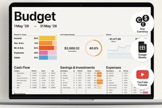 design editable excel and google sheets templates budget and invoice templates