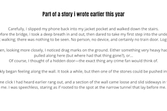 write anything you want, including nsfw