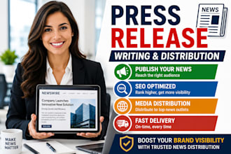 publish press release distribution press release writing