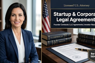 draft custom legal contracts and startup business agreements