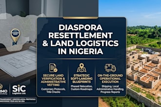provide diaspora resettlement consulting and land logistics in nigeria