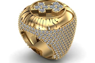 do 3d jewelry design, 3d cad jewelry, rings, necklace, pendants and bracelets