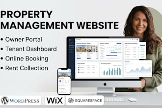 build a professional property management website with owner and tenant portals