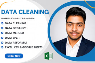 clean, dedupe, sort and format your excel data