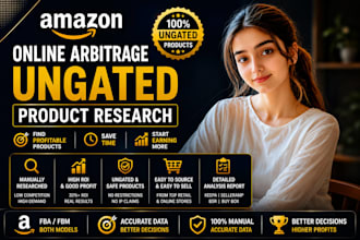 do amazon fba online arbitrage product research for USA and UK  ungated leads