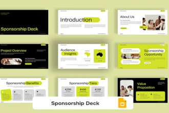 design premium mckinsey style consulting board meeting and sponsorship deck