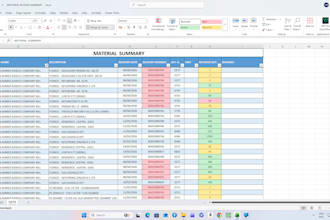 do professional excel data entry, inventory tracking and dashboard