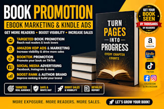 do book promotion, ebook marketing and kindle ads