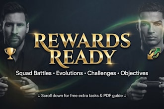 help you complete ea fc 26 squad battles objectives evolutions and menu challeng