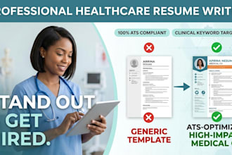 write an ats medical, nursing, or healthcare resume and CV