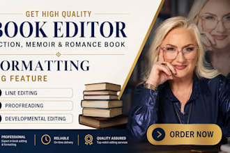 edit, proofread fiction, memoir, romance, book editor