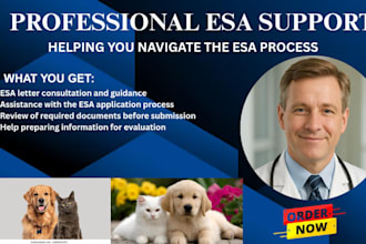 provide a professional emotional support animal esa letter service