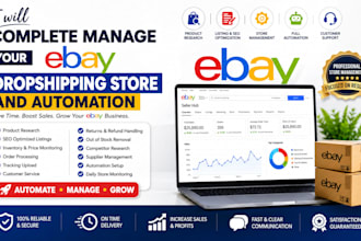complete manage your ebay dropshipping store with full automation