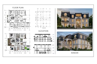 architect of city permit drawings, 2d floor plan