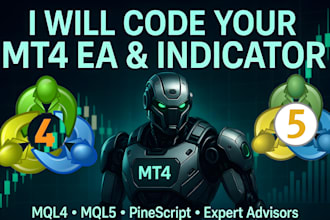 code expert advisor trading bot, indicator, mql5, mql4 for mt4 mt4 metatrader
