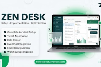 setup, implement and optimize your zendesk system for your website