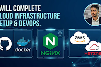 complete cloud infrastructure setup and devops