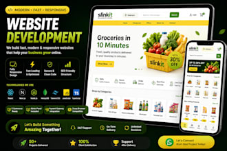 build a modern responsive website