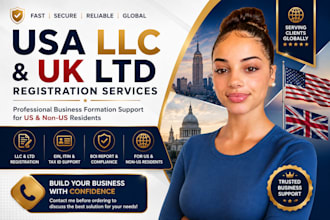 usa llc registration ein itin id non us llc formation ltd irs us bank creation