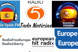 promote your songs on major radio stations in spain, europe