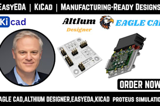 design pcb and enclosure using eagle fusion360 easyeda