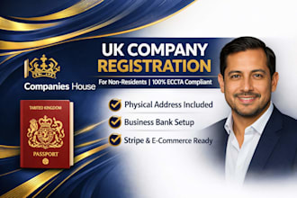 register UK company for non residents with eccta legal address