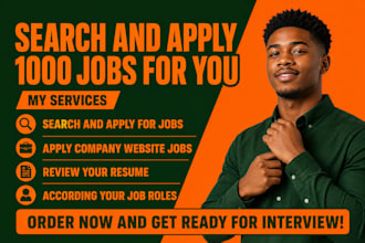 search and apply for 1000 jobs for you