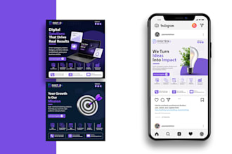 design premium social media graphics