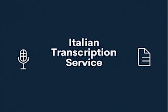 transcribe italian audio and video files accurately