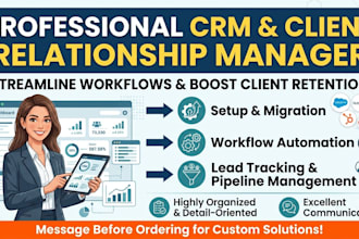 be your expert CRM manager for client onboarding and retention