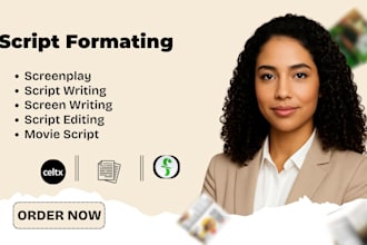 format, proofread, and edit your script or screenplay