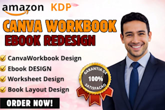 canva workbook design, ebook design, lead magnet, ebook worksheet, or redesign
