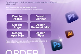 create a modern and creative poster design