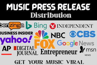 promote music press release, music press release distribution google news