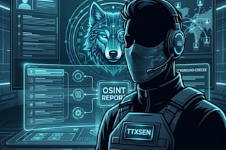provide professional osint investigation and background check
