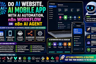 do ai mobile app development, android ios app, saas app, ai software developer