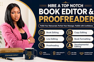 edit, proofread and format your fiction novel or ebook