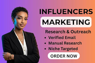 influencer marketing, influencer research, outreach, brand partnerships
