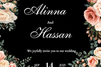design elegant wedding invitation cards