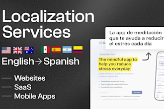 translate and localize your saas or tech website or app UI to german and french