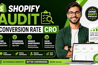 do shopify audit conversion rate cro  website maintenance sales store analysis