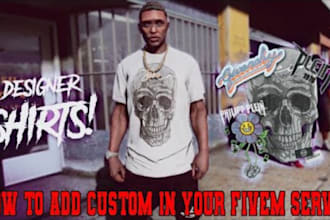 add custom clothes to fivem ped fast and high quality