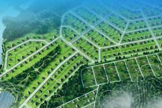 design real estate, subdivision, property and neighborhood map